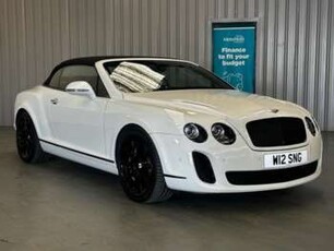 Bentley, Continental 2012 (1N) 6.0 GTC 2d 567 BHP 2-Door
