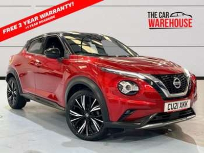Nissan, Juke 2021 1.0 DIG-T Tekna+ SUV 5dr Petrol DCT Auto Euro 6 (s/s) (117 ps) Front / Rear