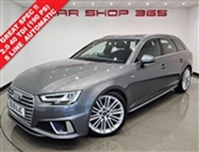 Used 2019 Audi A4 2.0 TDI 40 (190 PS) S LINE S TRONIC ( EURO 6 ) S/S AVANT 5DR + NAV + HEATED 1/2 LEATHERS + SMARTPHON in Bradford
