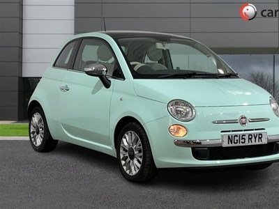 Used Fiat 500 1.2 LOUNGE 3d 69 BHP DAB/Bluetooth, AUX/USB, Electric Mirrors, Air Conditioning, Glass Roof in