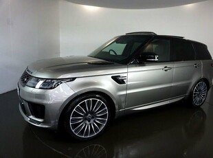 Land Rover Range Rover Sport 3.0 SDV6 AUTOBIOGRAPHY DYNAMIC 5d AUTO-1 OWNER FROM NEW FINISHED IN SILICON SILVER WITH BLACK LEATH
