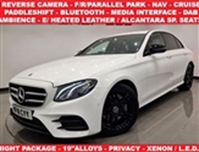 Used 2018 Mercedes-Benz E Class 2.0 E220D (194 PS) AMG LINE G-TRONIC+ ( EURO 6 ) (S/S) + NIGHT PACK + NAV + E/HEATED LEATHERS + CRUI in Bradford