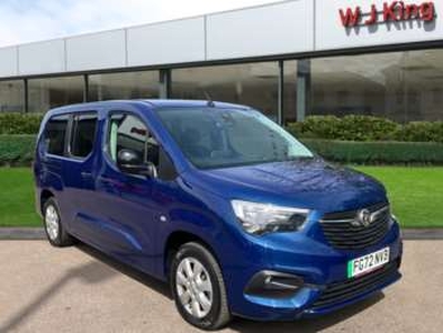 Vauxhall, Combo Life 2023 (72) 3 Seat L2 LWB Petrol Auto Wheelchair Accessible Disabled Access Ramp Car 5-Door
