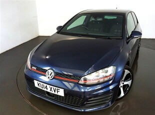 Used Volkswagen Golf 2.0 GTI 3d-2 OWNER CAR-9 VW SERVICES-FINISHED IN NIGHT BLUE WITH 18