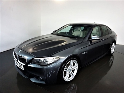 Used 2016 BMW 5 Series 2.0 520D M SPORT 4d AUTO-FINISHED IN MINERAL GREY WITH OYSTER DAKOTA LEATHER-19