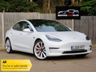 Used Tesla Model 3 PERFORMANCE AWD 4d 483 BHP in Bedford