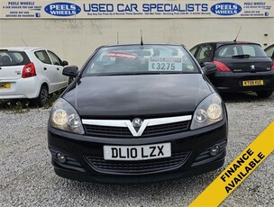 Used 2010 Vauxhall Astra 1.8 16v TWIN TOP SPORT * BLACK * 140 BHP * CONVERTIBLE in Morecambe