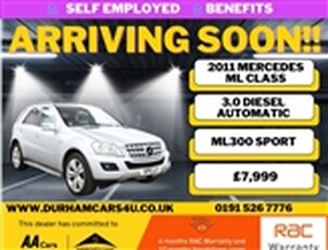 Used 2011 Mercedes-Benz M Class 3.0L ML300 CDI BLUEEFFICIENCY SPORT 5d AUTO 204 BHP in Tyne and Wear
