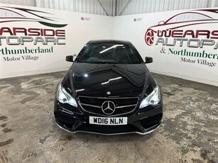 Used 2016 Mercedes-Benz E Class 2.1 E 220 D AMG LINE EDITION 2d 174 BHP in Tyne and Wear