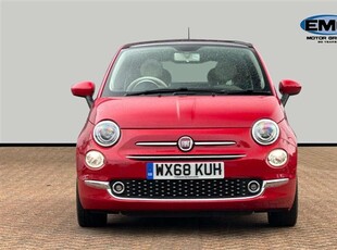 Used 2018 Fiat 500 1.2 Lounge 3dr in Huntingdon