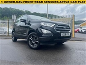 Used 2018 Ford EcoSport 1.0 ZETEC 5d 124 BHP in Port Talbot