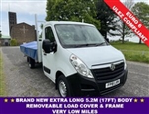 Used 2018 Vauxhall Movano 2.3Cdti 3.5t. Lwb Extra Long 5.2m (17ft) Dropside, Euro 6, Transit , Sprinter Size, in Walsall