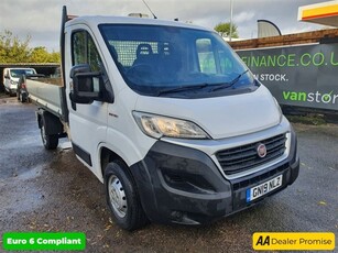 Used 2019 Fiat Ducato 2.3 35 TIPPER S/R MULTIJET II 148 BHP IN WHITE WITH 87,500 MILES AND A FULL SERVICE HISTORY, 1 OWNER in Kent