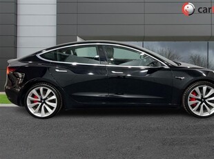 Used 2019 Tesla Model 3 PERFORMANCE AWD 4d 483 BHP Heated Front / Rear Seats, Autopilot, Performance Brakes, Park Assist Cam in