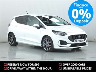 Used 2022 Ford Fiesta 1.0 EcoBoost Hybrid mHEV 125 ST-Line 5dr Auto in Peterborough
