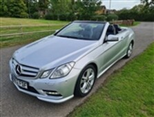 Used 2013 Mercedes-Benz E Class 2.1 E250 CDI BlueEfficiency Sport Cabriolet 2dr Diesel G-Tronic+ Euro 5 (s/s) (204 ps) in Horley