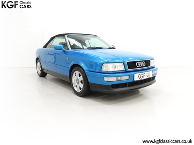 An Iconic Audi Cabriolet with Just 11,786 Miles from New in Exemplary Condition.