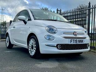 Fiat, 500 2019 1.2 Lounge 3dr (Cruise Control/Speed Limiter)(Blue