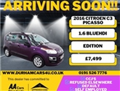 Used 2016 Citroen C3 Picasso 1.6L BLUEHDI EDITION 5d 98 BHP in Tyne and Wear
