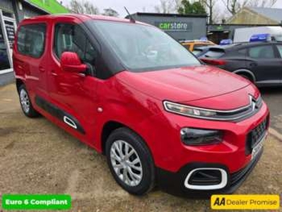Citroen, Berlingo 2018 (68) 1.5 BLUEHDI FEEL M 5d 101 BHP IN RED WITH 15,000 MILES AND A FULL SERVICE H 5-Door