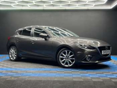 Mazda, 3 2014 2.0 SPORT NAV [7X SERVICES, SAT NAV, LEATHER, HEATED SEATS & £35 ROAD 5-Door