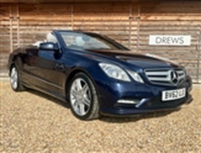 Used 2012 Mercedes-Benz E Class 2.1 CDI BlueEfficiency Sport Cabriolet 2dr Diesel Manual Euro 5 (s/s) (204 ps) in Wokingham