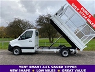 Used 2019 Mercedes-Benz Sprinter 2.1 314Cdi 3.5t. Caged Tipper, New Shape, Eu 6 141Bhp in Walsall