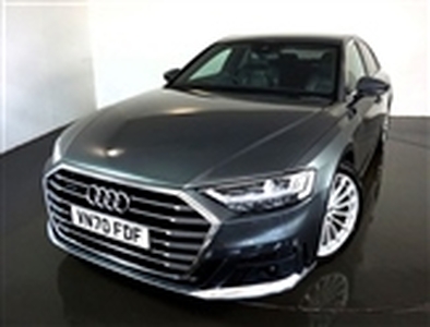 Used 2020 Audi A8 3.0 TDI QUATTRO S LINE MHEV 4d AUTO-1 OWNER FROM NEW-FINISHED IN DAYTONA GREY METALLIC-HEATED BLACK in Warrington