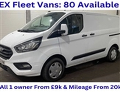 Used 2020 Ford Transit Custom 2.0 300 TREND P/V ECOBLUE 129 BHP ** ONLY 66,215 MILES ** in Huntingdon