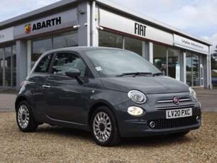Fiat, 500 2020 (70) 1.0 LOUNGE MHEV 3dr (PAN ROOF, CRUISE)