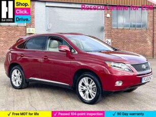 Lexus, RX 2010 (10) 450h 3.5 SE-L 5dr CVT Auto,1 FORMER KEEPER WITH FULL SERVICE HISTORY