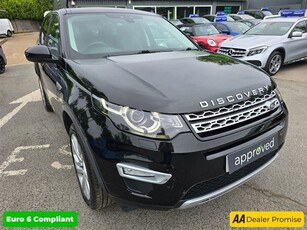 Used 2015 Land Rover Discovery Sport 2.0 TD4 HSE LUXURY 5d 180 BHP IN BLACK WITH 80,000 MILES AND A FULL SERVICE HISTORY, 3 OWNERS FROM N in East Peckham