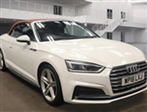 Used 2018 Audi A5 Cabriolet 2.0 TFSI S line Convertible Petrol Manual Euro 6 (s/s) 2dr - Just 45,079 Miles / Audi Serv in Barry