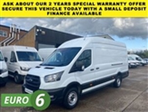 Used 2021 Ford Transit 2.0 TDCI T350 TREND ECOBLUE L4 H3 XLWB JUMBO H/ROOF RWD 130BHP. AC. SENSORS. FINANCE. PX in Leicestershire
