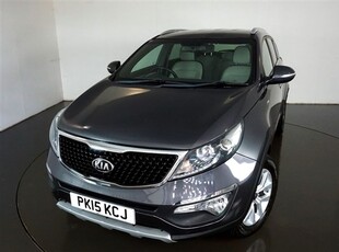 Used Kia Sportage 2.0 CRDI ALPINE EDITION 5d 134 BHP-1 FORMER KEEPER-DARK GUN METAL METALLIC-LIGHT GREY LEATHER UPHOLS in Warrington