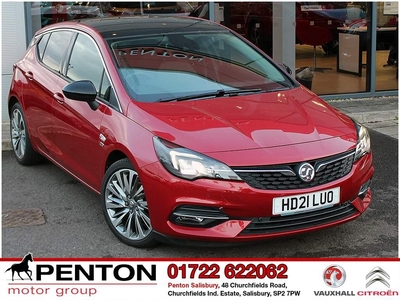 Vauxhall Astra a 1.2 Turbo Griffin Edition Euro 6 (s/s) 5dr SAT NAV LOW MILEAGE! Hatchback