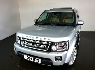 Land Rover Discovery 4 3.0 SDV6 HSE 5d AUTO 255 BHP-2 OWNER CAR-INDUS SILVER METALLIC WITH HEATED ALMOND WINDSOR LEATHER UPHOLST