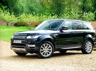 Land Rover Range Rover Sport 3.0 SDV6 HSE 4WD - Pan Roof, 20inch Alloys, Black Leather - 2 Owners - FSH - 67,900 miles - Black