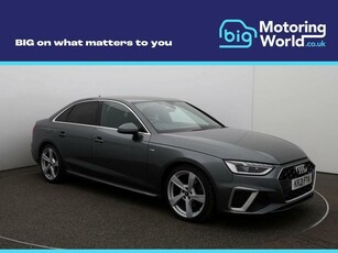 Audi A4 2.0 TDI 30 S line Saloon 4dr Diesel S Tronic Euro 6 (s/s) (136 ps)