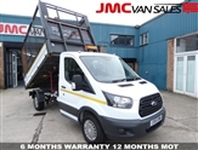 Used 2019 Ford Transit 2.0 350 L2 130BHP CAGED TIPPER 1 OWNER 6 MONTHS WARRANTY EURO 6 in Dukinfield