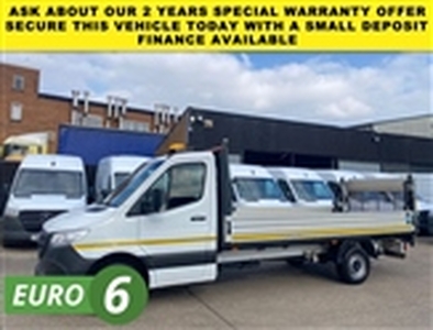 Used 2020 Mercedes-Benz Sprinter 2.1 316 CDI L3 RWD DROPSIDE PICK UP FLATBED TAIL LIFT 3.5T 163BHP. LOW 64K. FINANCE. PX in Leicestershire