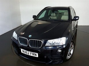 Used BMW X3 2.0 XDRIVE20D M SPORT 5d AUTO 181 BHP-CARBON BLACK METALLIC-HEATED OYSTER NEVADA LEATHER UPHOLSTERY- in Warrington