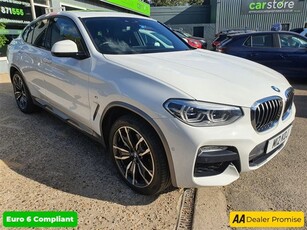 Used BMW X4 2.0 XDRIVE20D M SPORT X 4d 188 BHP IN WHITE WITH 49,000 MILES AND A FULL SERVICE HISTORY, 2 OWNER FR in Kent