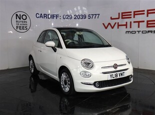 Used Fiat 500 1.2 LOUNGE 3dr (PAN ROOF, CRUISE, BLUETOOTH) in Cardiff