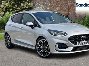 Used Ford Fiesta 1.0 EcoBoost Hbd mHEV 125 ST-Line X 5dr Auto in Nottingham