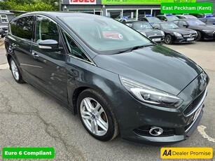 Used Ford S-Max 2.0 TITANIUM SPORT TDCI 5d 177 BHP IN GREEN WITH 55,648 MILES AND A FULL SERVICE HISTORY, 3 OWNERS F in Kent