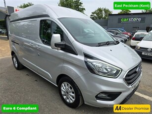 Used Ford Transit Custom 340 L2 DIESEL ECOBLUE 130 PS IN SILVER WITH 72,644 MILES AND A FULL SERVICE HISTORY, 1 OWNER FROM NE in Kent