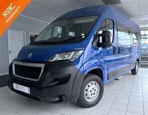 Used Peugeot Boxer 2.2 BLUEHDI 335 L3H2 PROFESSIONAL MINI BUS 139 BHP LOW MILES in Poole