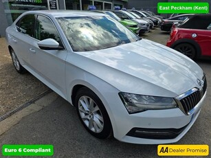 Used Skoda Superb 2.0 SE TDI 5d 148 BHP IN WHITE WITH 71,300 MILES AND A FULL SERVICE HISTORY, 1 OWNER FROM NEW, ULEZ in Kent
