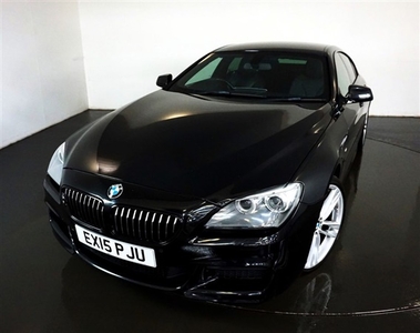 Used BMW 6 Series 3.0 640D M SPORT GRAN COUPE 4d AUTO-2 FORMER KEEPERS FINISHED IN BLACK SAPPHIRE WITH BLACK DAKOTA LE in Warrington